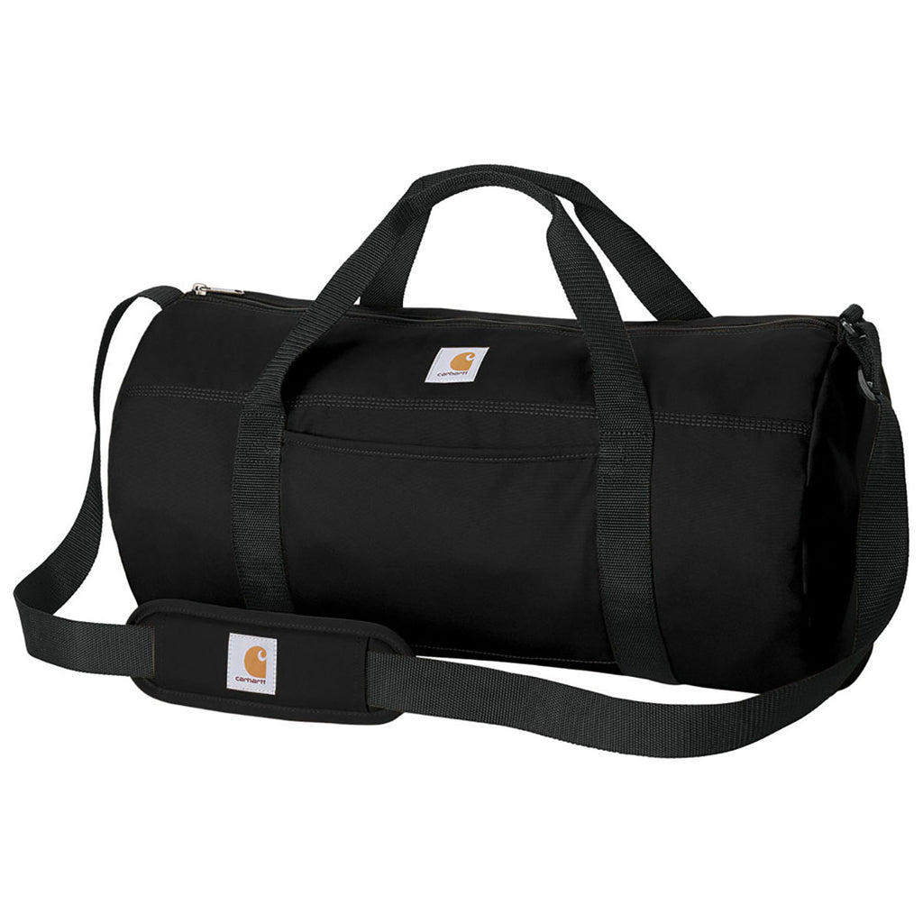 Carhartt Black Canvas Packable Duffel with Pouch
