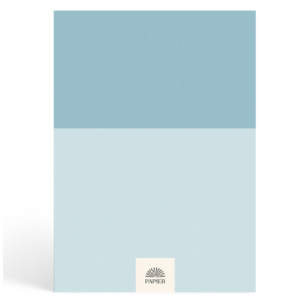 Papier Blue/Light Blue Colorblock Calendar Year Planner