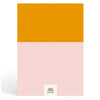 Papier Pink/Mustard Colorblock Dotted Notebook