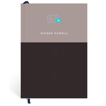 Papier Brown/Charcoal Colorblock Gratitude Journal