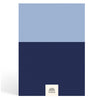 Papier Blue/Navy Colorblock Recipe Journal