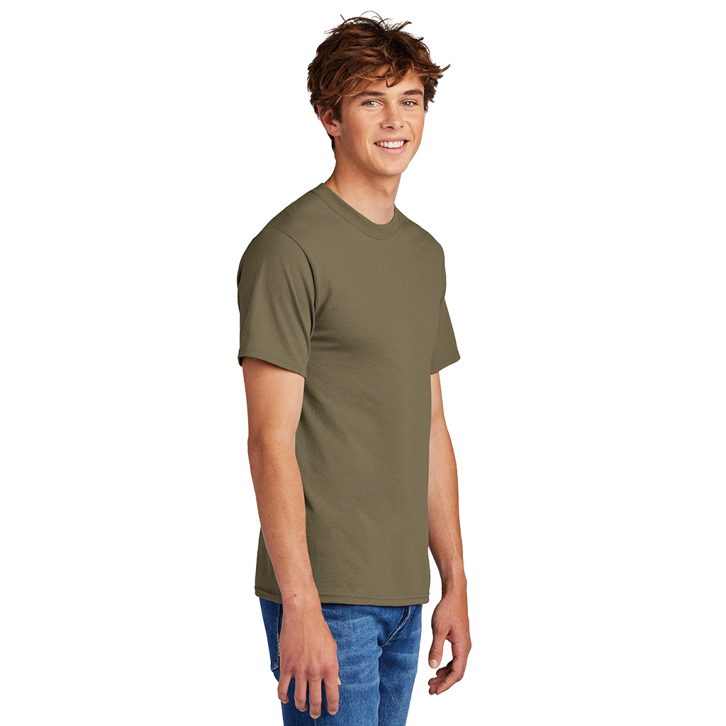 Port & Company Men's Coyote Brown Core Blend Tee