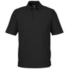 Devon & Jones Men's Black CrownLux Performance Windsor Welded Polo