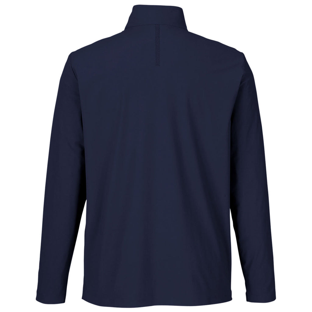 Devon & Jones Men's Navy CrownLux Performance Windsor Welded Quarter-Zip