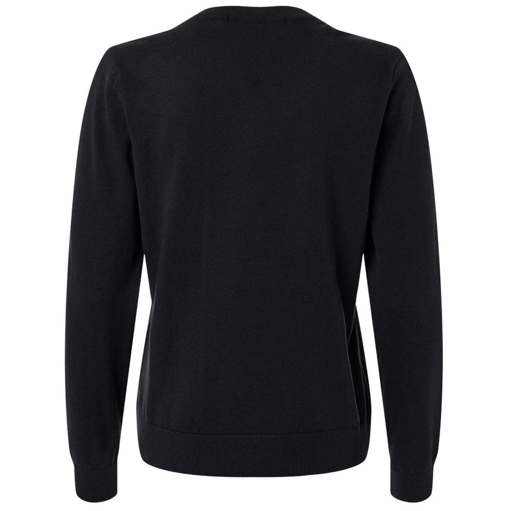 Devon & Jones Women's Black New Classics V-Neck Sweater