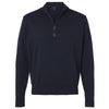 Devon & Jones Men's Navy New Classics Quarter-Zip Sweater