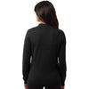 Devon & Jones Women's Black New Classics Quarter-Zip Sweater