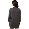 Devon & Jones Women's Graphite New Classics Open Cardigan Sweater