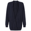 Devon & Jones Women's Navy New Classics Open Cardigan Sweater