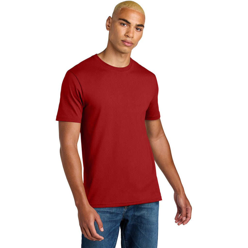 District Unisex Classic Red Perfect Weight Icon Tee