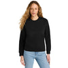 District Women's Black V.I.T. Fleece Crew