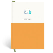 Papier Orange Demi Lined Notebook