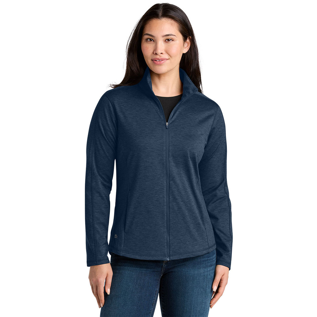 Eddie Bauer Women's River Blue Navy Heather Adventurer Full Zip
