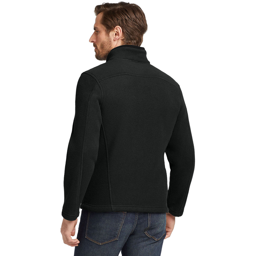 Eddie Bauer Men's Black Full-Zip Fleece Jacket