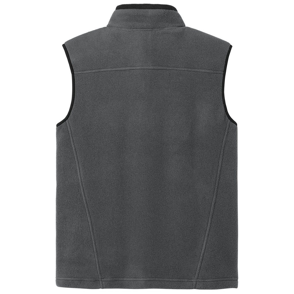 Eddie Bauer Men's Grey Steel Fleece Vest