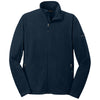 Eddie Bauer Men's Navy Full-Zip Microfleece Jacket