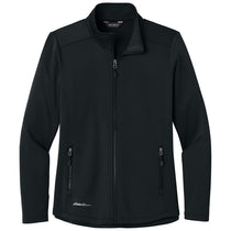 Eddie Bauer Women's Black Smooth Mid Layer Fleece Full-Zip