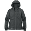 Eddie Bauer Women's Grey Steel Packable Wind Jacket
