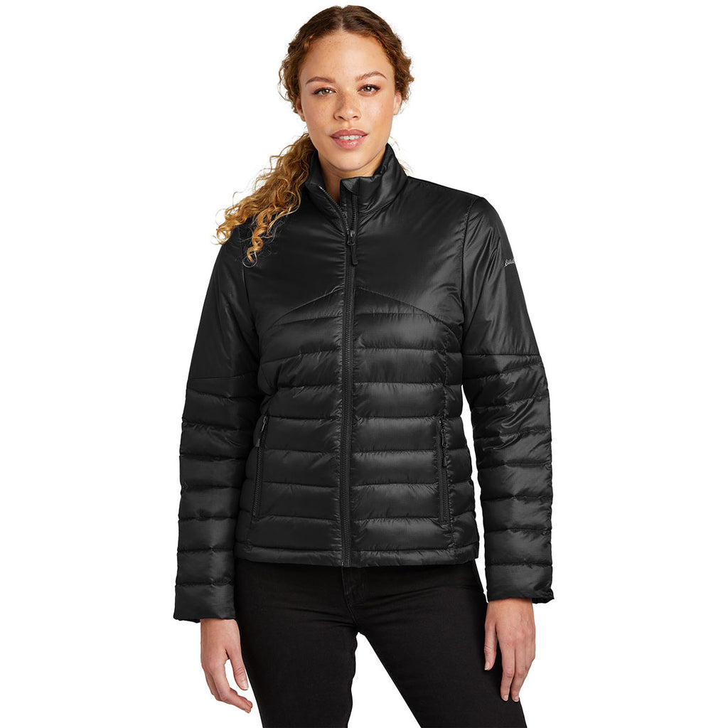 Eddie Bauer Women's Deep Black Quilted Jacket
