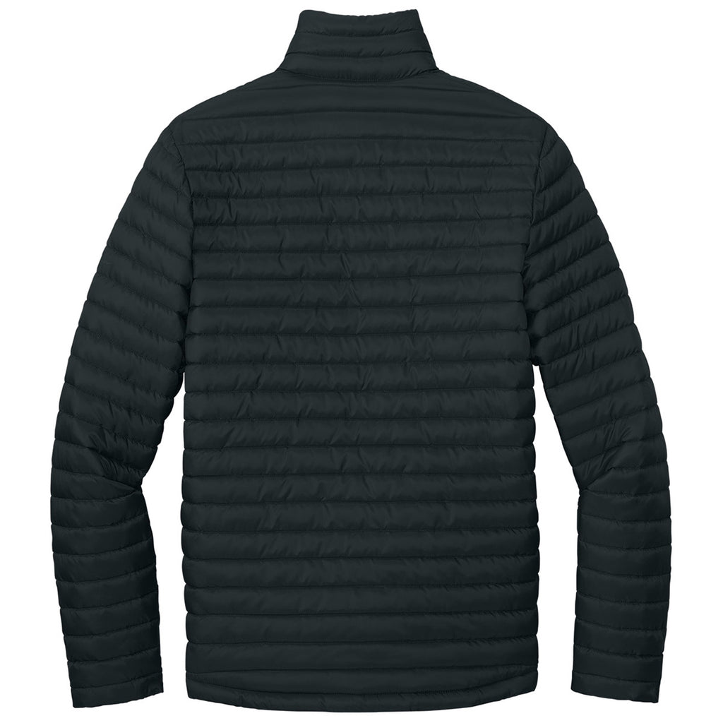 Eddie Bauer Men's Black Packable Quilted Full-Zip