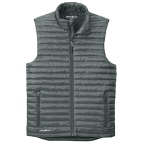 Eddie Bauer Men's Metal Grey Packable Quilted Vest