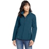 Eddie Bauer Women's Dark Adriatic Blue Softshell Jacket