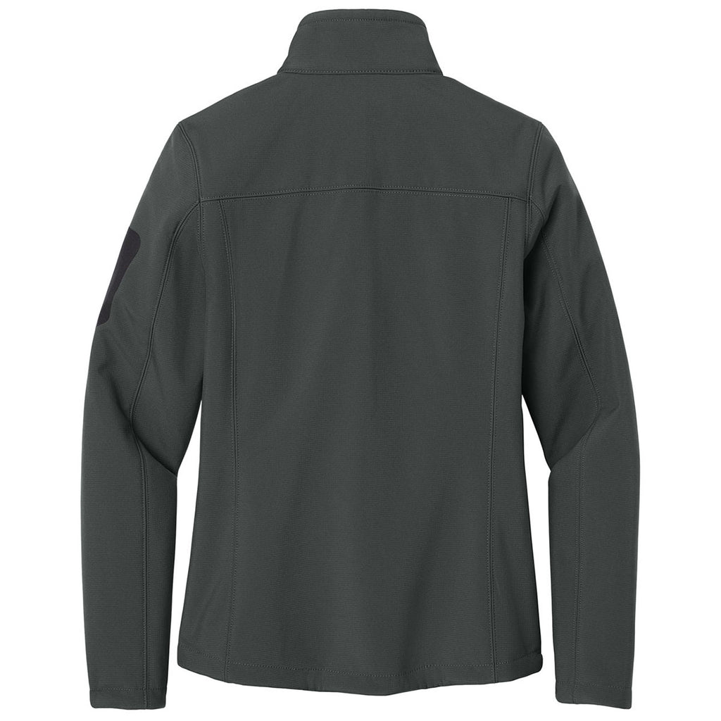 Eddie Bauer Women's Grey Steel/Black Rugged Ripstop Softshell Jacket