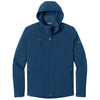 Eddie Bauer Men's Admiral Blue Hooded Softshell Parka