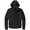Eddie Bauer Men's Black/Steel Grey Rain Jacket
