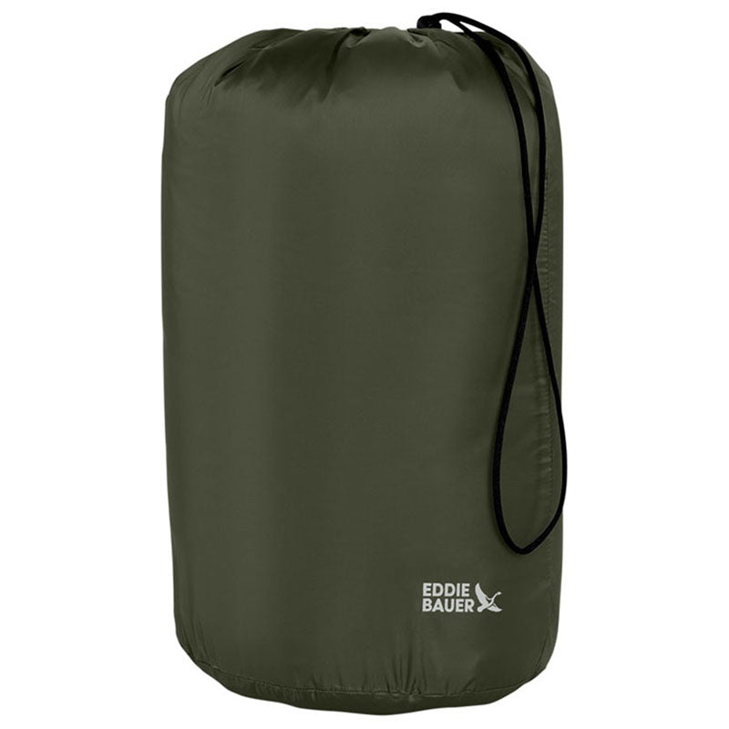 Eddie Bauer Olive Green Puffy Camp Poncho