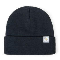 Pop Promos Solid Black Solid Knit Beanie