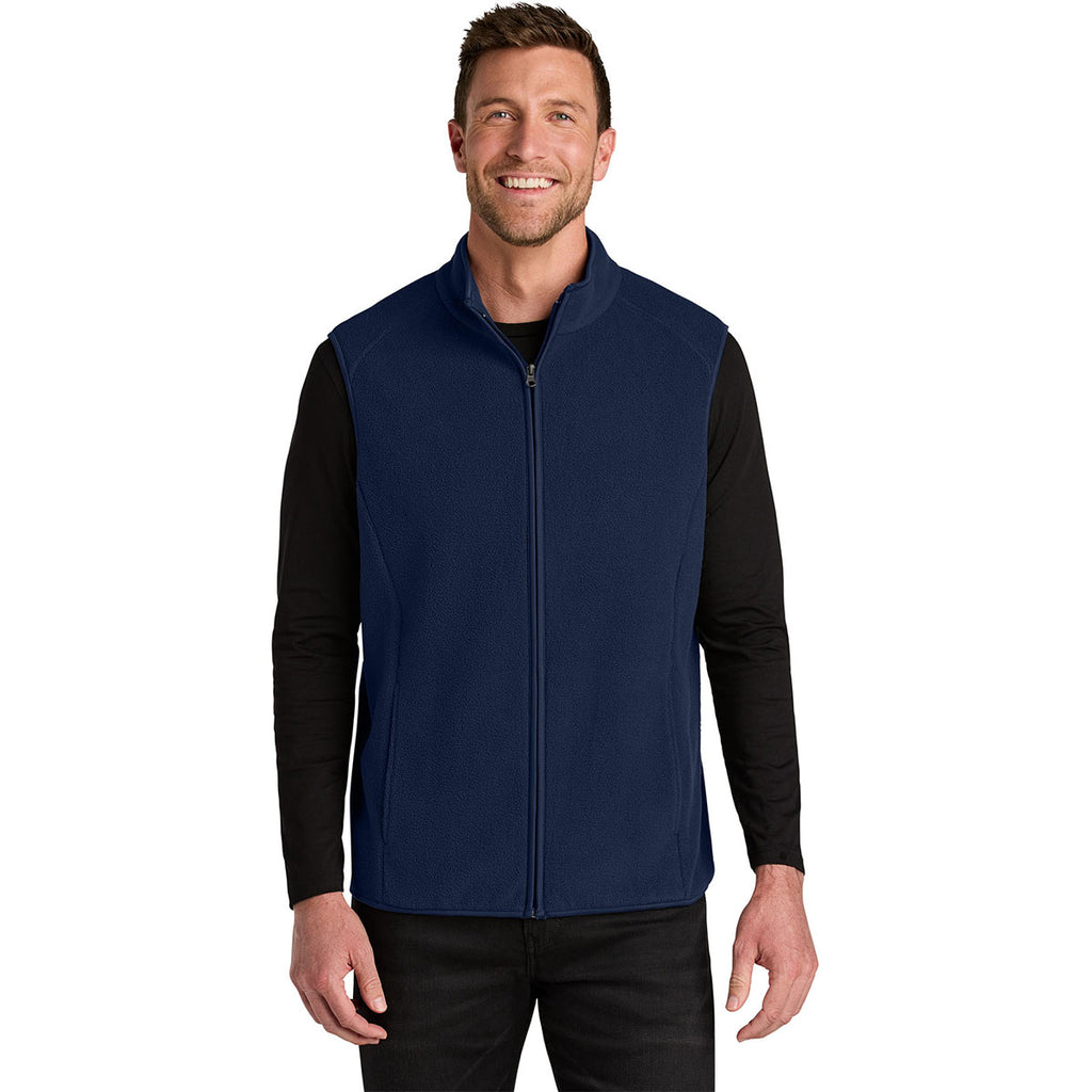 Port Authority Men's True Navy C-FREE Fleece Vest