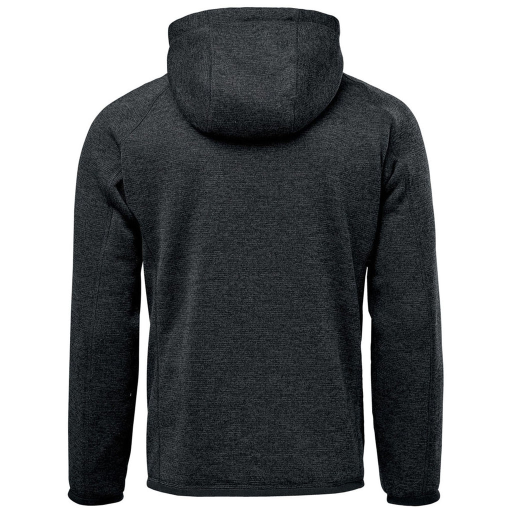 Stormtech Men's Black Heather Avalante Full Zip Fleece Hoody