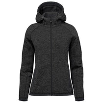 Stormtech Women's Black Heather Avalante Full Zip Fleece Hoody