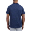 UNRL Men's Midnight Navy Flora Polo