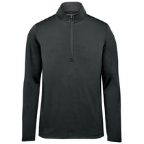 Stormtech Men's Black/Granite Zermatt 1/4 Zip Pullover