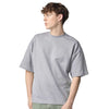 American Apparel Unisex Heather Grey French Terry Ex Crew Top