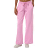 American Apparel Women's Powder Pink French Terry Wide Leg Pants