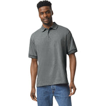 Gildan Men's Graphite Heather 6 oz. 50/50 Jersey Polo