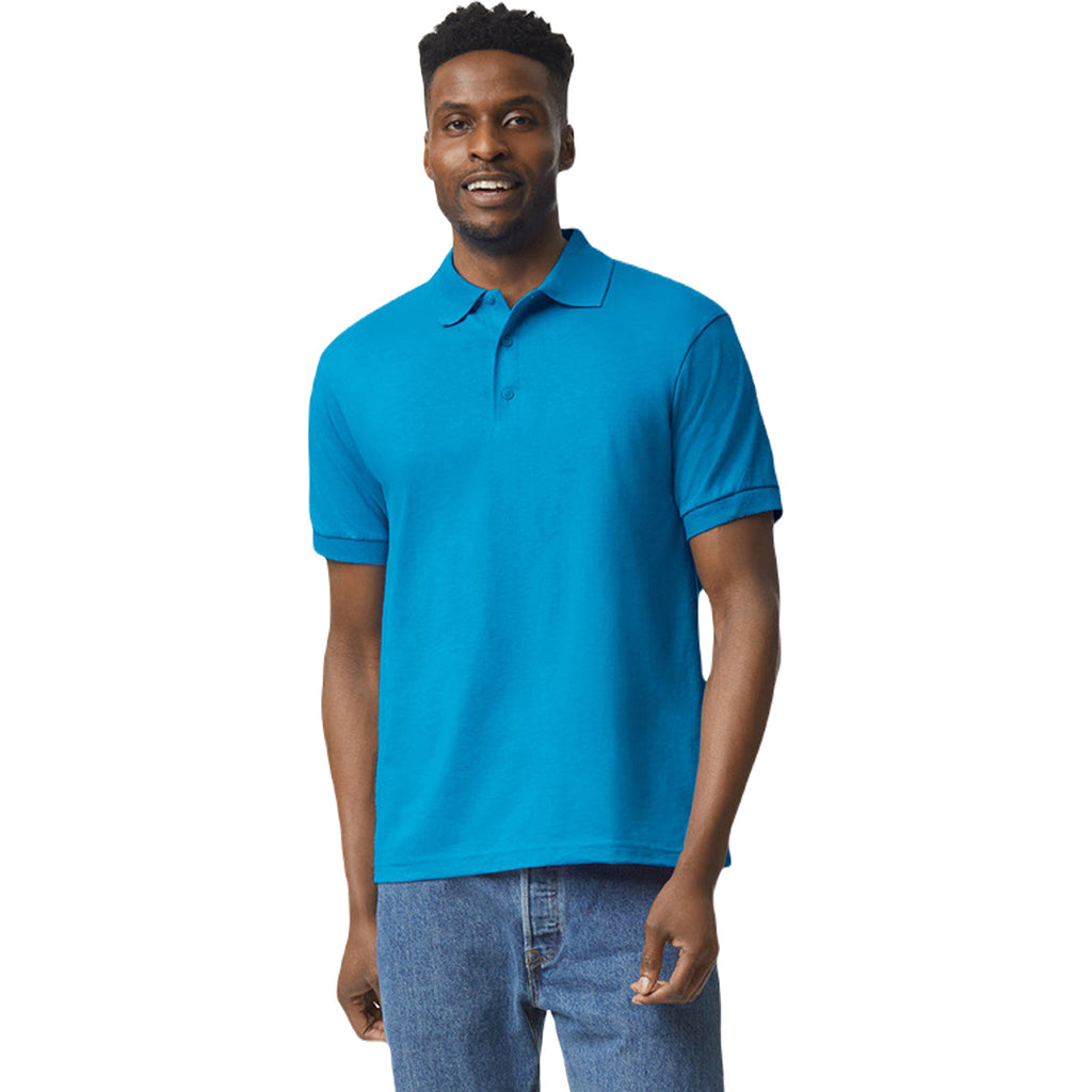 Gildan Men's Sapphire 6 oz. 50/50 Jersey Polo