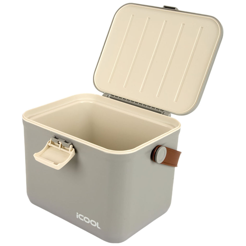 iCOOL Grey Hale 6-Can, 5.25 Qt Hard Sided Cooler
