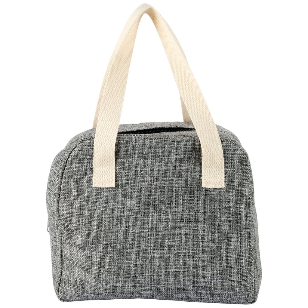 Logomark Grey Nika 6-Can Lunch Cooler