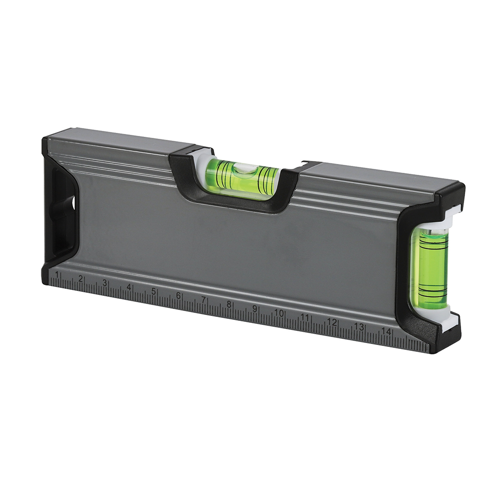 Logomark Grey Harris Recycled Aluminum Spirit Level