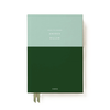 Papier Green/Dark Green Colorblock Calendar Year Planner