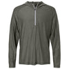 HUK Men's Moss Atoll Half-Zip Hooded Pullover