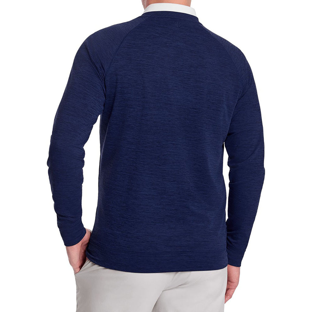 Holderness & Bourne Men's Heathered Navy The Laidlay Pullover