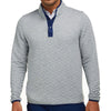 Holderness & Bourne Men's Heathered Grey & Navy The Sullivan Pullover