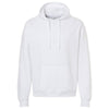 Jerzees Unisex White Ultimate CVC Hooded Sweatshirt