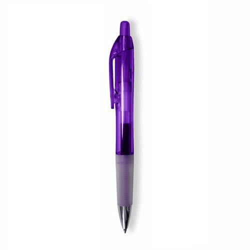 48-Hour BIC Clear Purple Intensity Clic Gel Pen with Black Ink