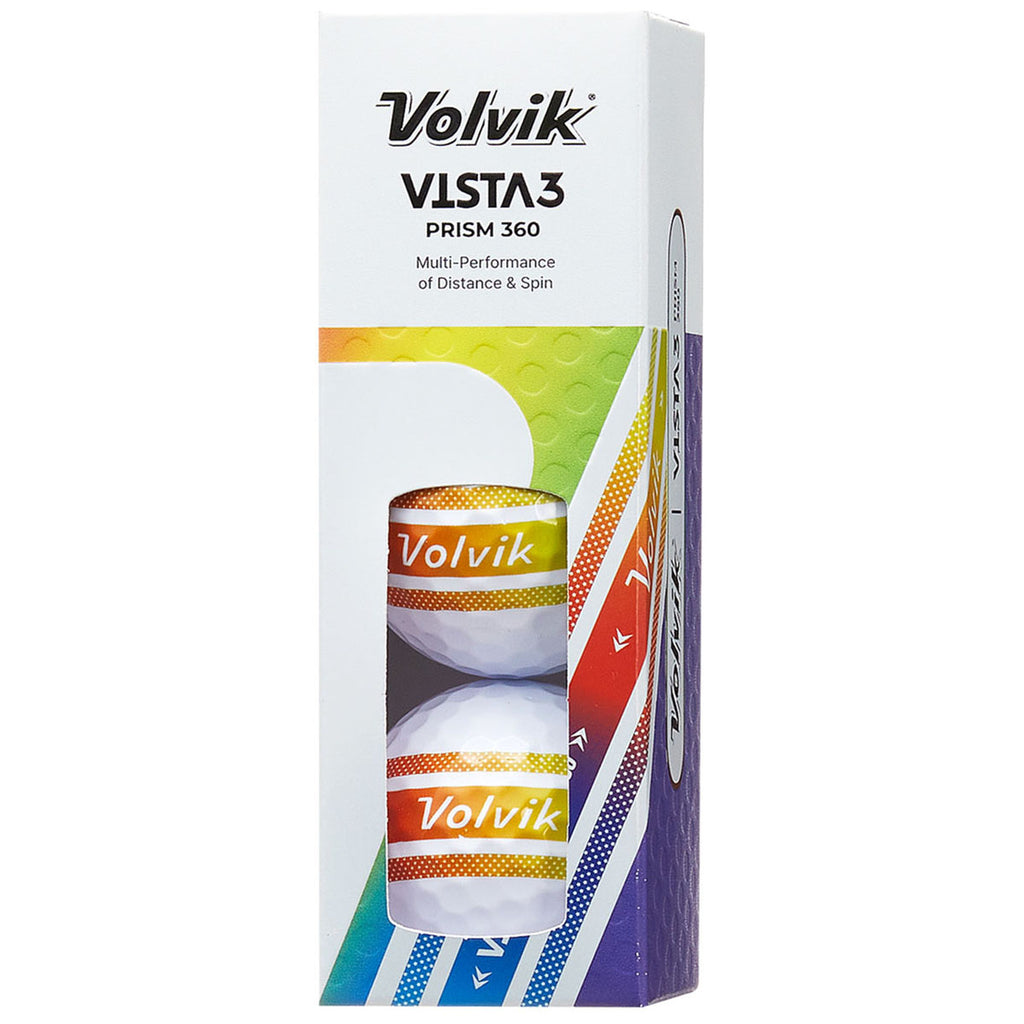 Volvik White Vista 360 Soft Golf Balls (One Dozen)